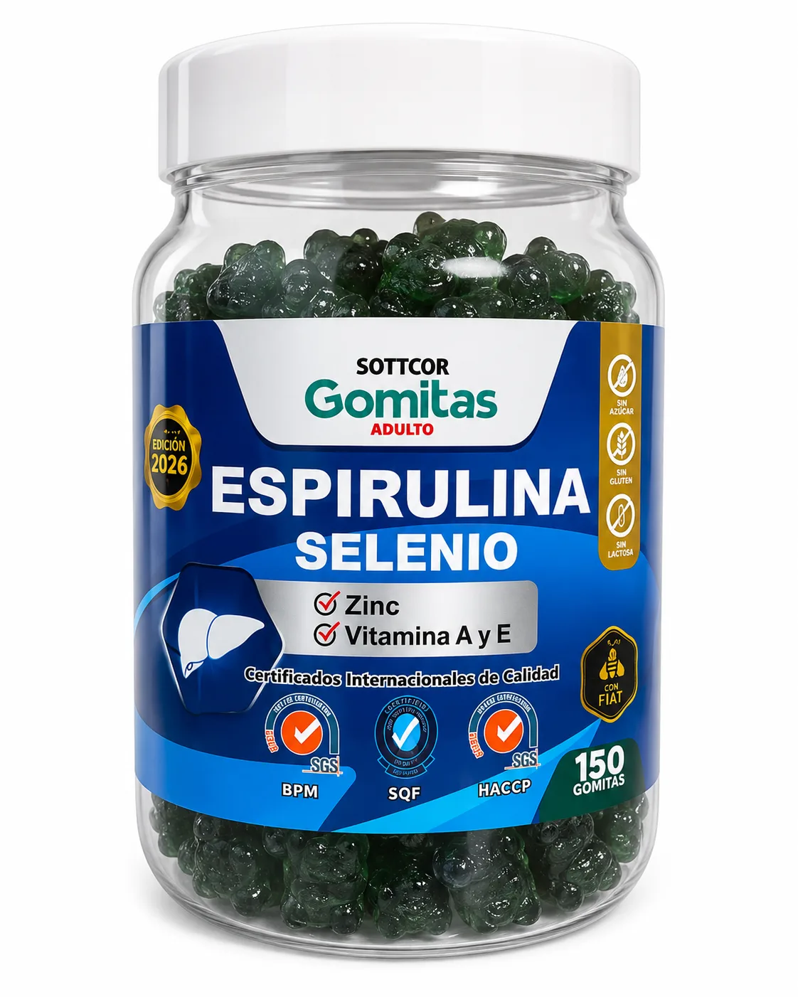 Gomitas Adulto con Espirulina — imagen 1