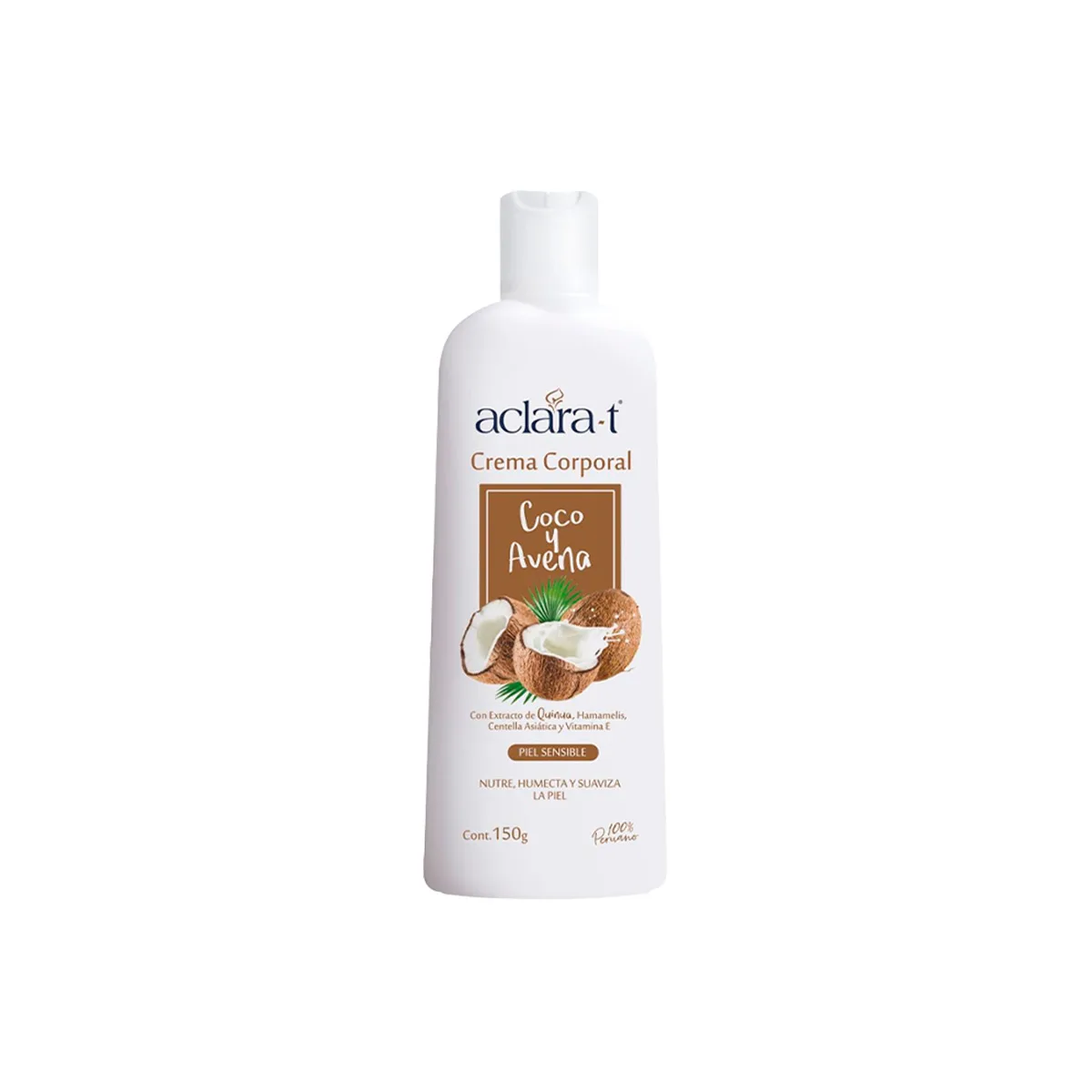 Crema Corporal Aclara-T Coco Y Avena 150Gr — imagen 1